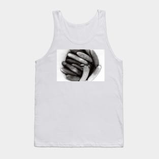 Cucumbers In Basket BW Tank Top